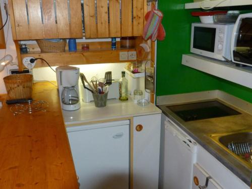 Duplex 2 pièces pour 5 pers, proche pistes, Arc 1800, animaux admis - FR-1-411-286