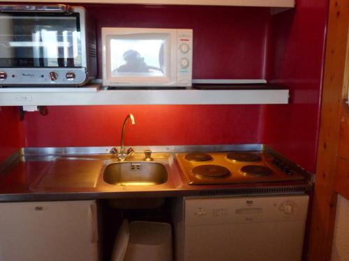 Appartement 2 pièces, 5 pers., animaux admis, balcon aux Arcs 1800 - FR-1-411-269