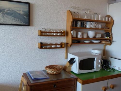 Studio cosy 3 pers. au pied des pistes avec Wifi - FR-1-411-301