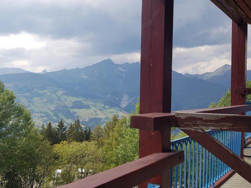 Studio 5 pers, vue montagnes, balcon, Arc 1800 - FR-1-411-353