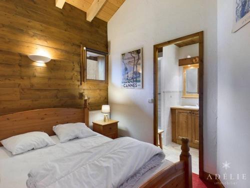 Postelja oz. postelje v sobi nastanitve Appartement Montvalezan-La Rosière, 4 pièces, 8 personnes - FR-1-398-521
