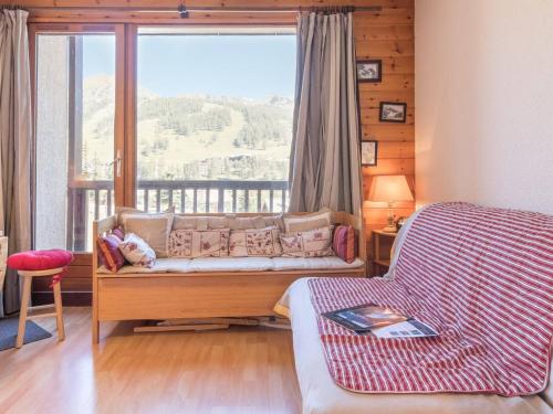 Studio cosy avec balcon sud, 3 couchages, Montgenèvre, skis aux pieds, Wifi et ménage inclus - FR-1-330D-14