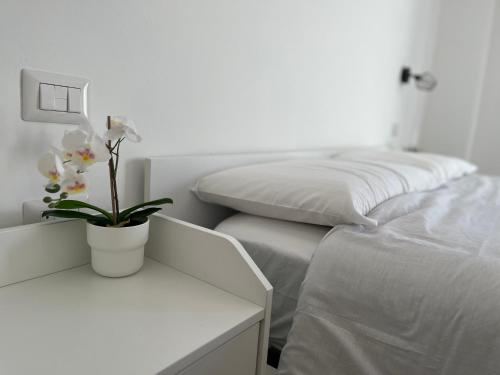 Ένα ή περισσότερα κρεβάτια σε δωμάτιο στο Dimora sicula guest house