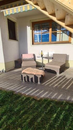 Posezení v ubytování Appartement Schwindelfrei
