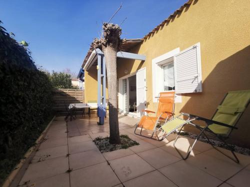 Villa rénovée climatisée avec piscine et parking proche mer - FR-1-607-107