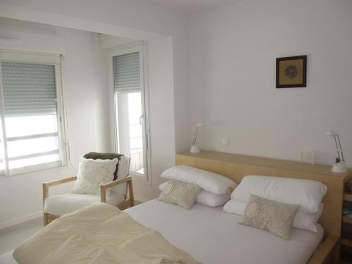 Ліжко або ліжка в номері Appartement Arette, 2 pièces, 6 personnes - FR-1-602-51