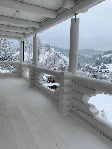 Villa Olexandr&Matvii durante l'inverno