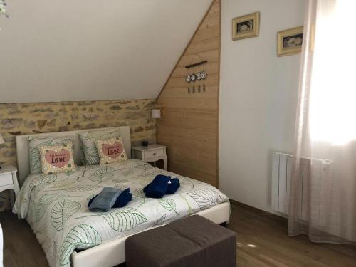 Postel nebo postele na pokoji v ubytování VILLA REUNION FAMILIALE ET PROFESIONNALE