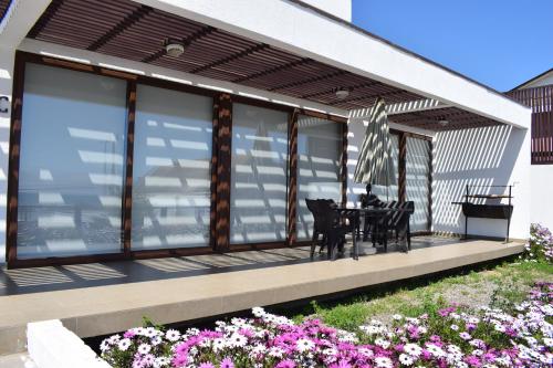 Ein Balkon oder eine Terrasse in der Unterkunft Terrazas de Maitencillo