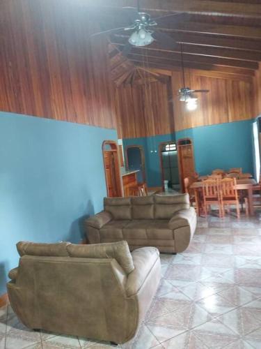 Zona d'estar a Casa Tabacón