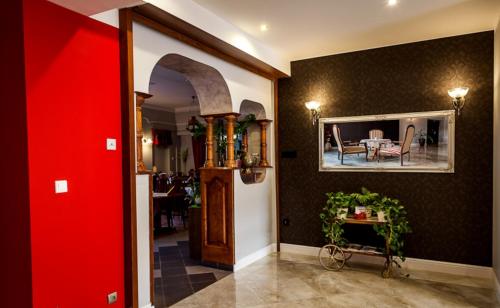 Una cocina o cocineta en Zajazd u Beaty i Violetty