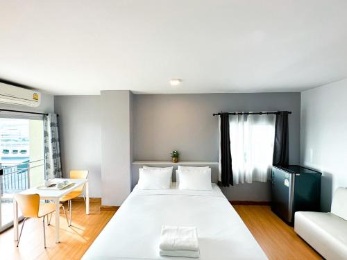 Posteľ alebo postele v izbe v ubytovaní The Island Resort