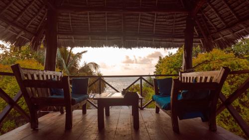 Balkón nebo terasa v ubytování Pemba Eco Lodge