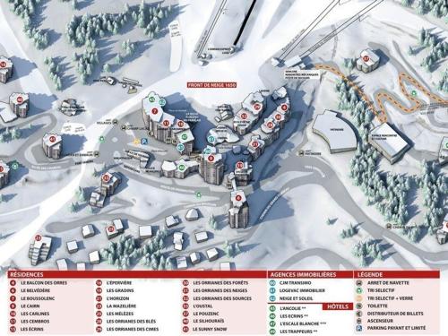 Studio 4 pers skis aux pieds, balcon sud - FR-1-322-129