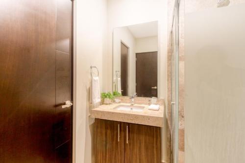 Kylpyhuone majoituspaikassa Cocos 403 at Arenis