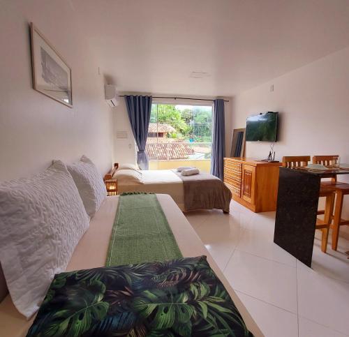 Posezení v ubytování Belas Praias Flats