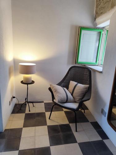 Ruang duduk di Casa Don Michele