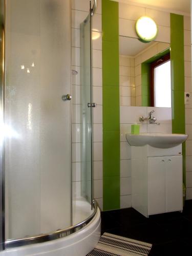 Koupelna v ubytování Homestay Srebrny Potok