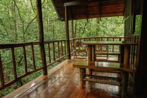 Μπαλκόνι ή βεράντα στο Tree Houses Hotel Costa Rica