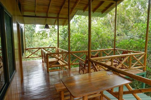 Μπαλκόνι ή βεράντα στο Tree Houses Hotel Costa Rica
