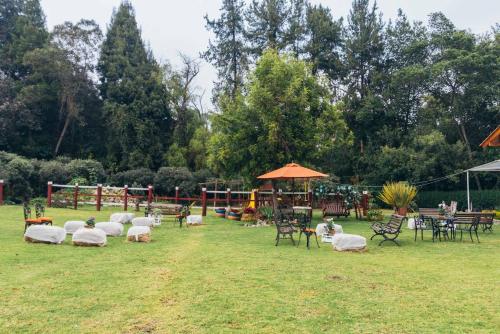 Zahrada ubytování Hacienda Moncora, un lugar hermoso para toda la familia y los amigos