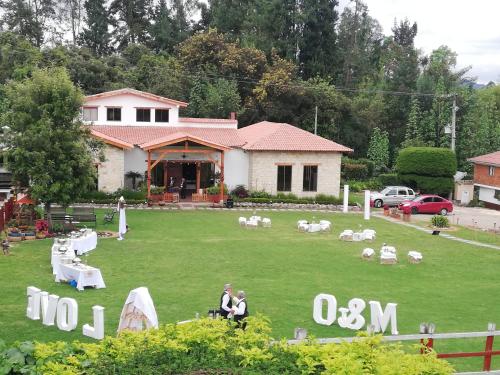 Zahrada ubytování Hacienda Moncora, un lugar hermoso para toda la familia y los amigos