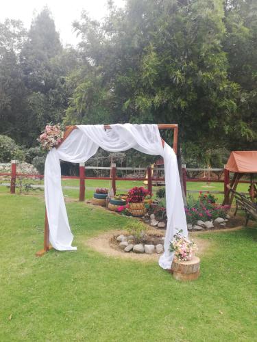 Zahrada ubytování Hacienda Moncora, un lugar hermoso para toda la familia y los amigos