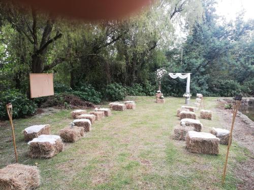 Zahrada ubytování Hacienda Moncora, un lugar hermoso para toda la familia y los amigos