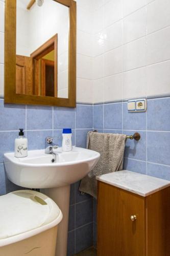 Koupelna v ubytování El Rincón De Resu