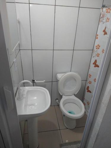 Et badeværelse på casa beira do mar