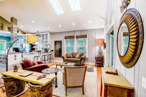 Η κουζίνα ή μικρή κουζίνα στο Garden Home