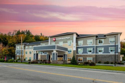 a rendering of the front of a hotel at Best Western Plus Rumford Falls in Rumford