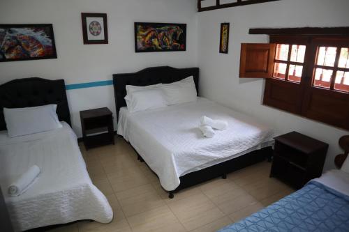 Cama o camas de una habitación en San Javier 2