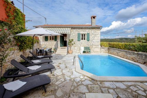 Family friendly house with a swimming pool Tinjan, Central Istria - Sredisnja Istra - 20239