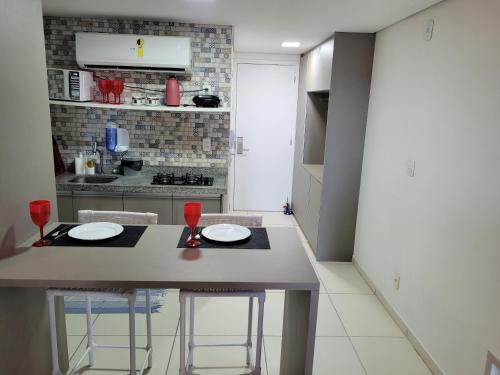 Η κουζίνα ή μικρή κουζίνα στο Laguna Beach Flat