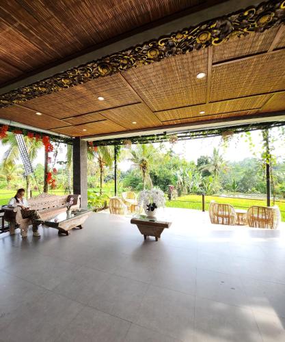 Κήπος έξω από το Pinggala Villa Ubud