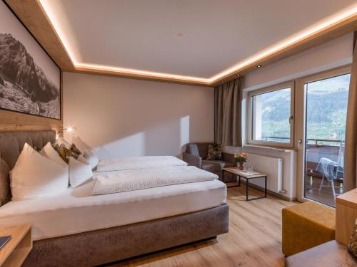 Cama o camas de una habitación en Ferienhof Hubertus