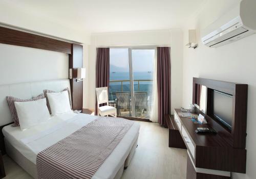 Arora Hotelにあるベッド