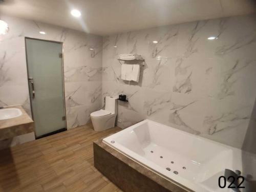 Koupelna v ubytování Wunsin Motel