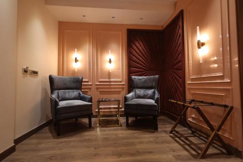 Un lugar para sentarse en The Ramayana Hotel, Ayodhya