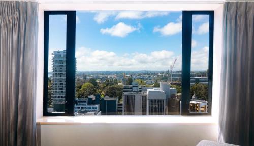 Nespecifikovaný výhled na destinaci Auckland nebo výhled na město při pohledu z hotelu
