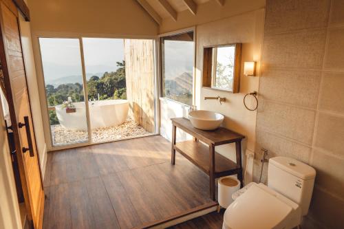 Χώρος καθιστικού στο BALA Villa Doichang