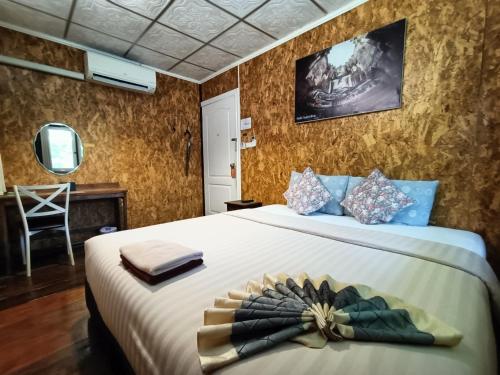 Postel nebo postele na pokoji v ubytování Aenguy Hostel