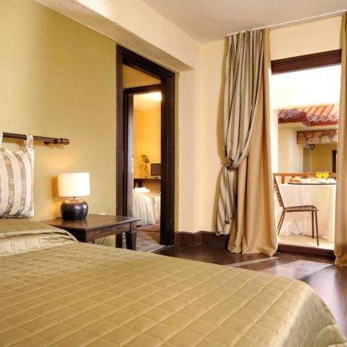 Ένα ή περισσότερα κρεβάτια σε δωμάτιο στο Kaimak Mountain Lodge