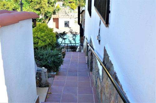 Uma varanda ou terraço em Villa Girasol