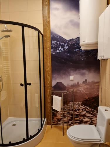 Koupelna v ubytování Ski & Spa Zakopane sauna & jacuzzi free