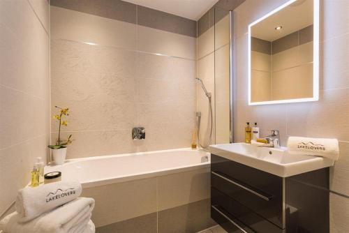 Koupelna v ubytování Hygge at No 8