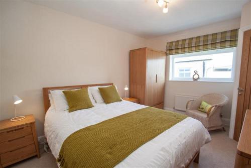 Postel nebo postele na pokoji v ubytování Gable End