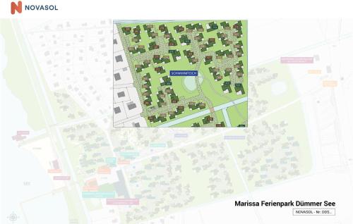 a map of the martinez terrapin clinic site at Nice Home In Lembruchdümmer See in Lembruch