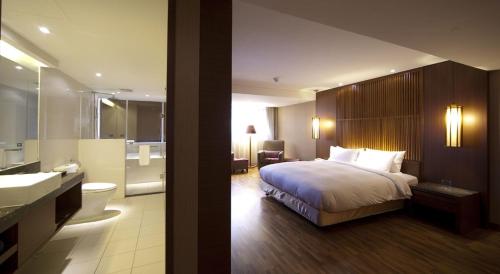 Koupelna v ubytování Guide Hotel Taipei Bade